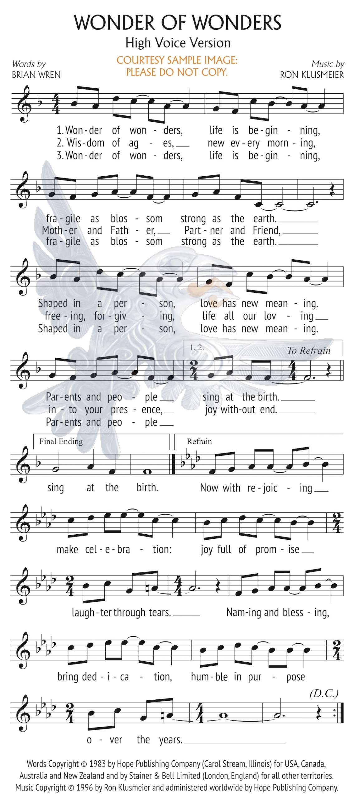 Send One Your Love (High Voice) sheet music (real book with lyrics) (high  voice)